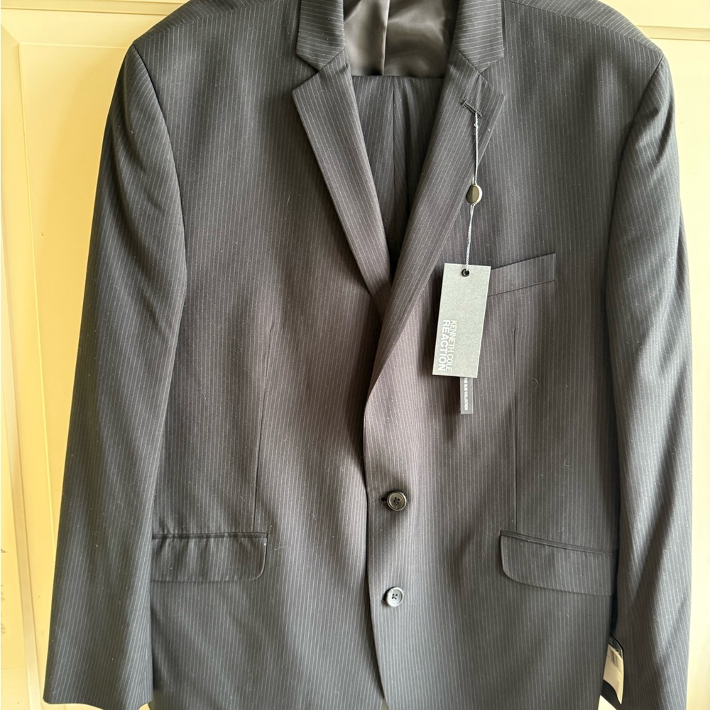 Men’s Black with pinstripe Kenneth Cole Reaction Suit